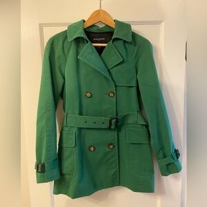 Banana Republic Green Canvas Coat